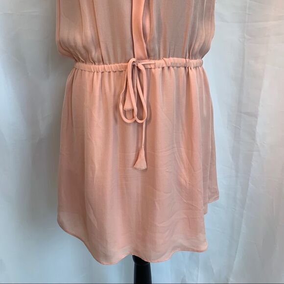 𝅺ARITZIA Babaton Benedict silk dress blush pink Sz M🔥 - Picture 5 of 15